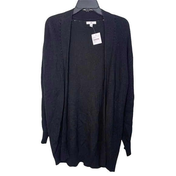 BP. Black Open Stitch Cardigan Size Small NEW - Picture 2 of 6